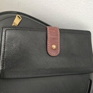 Fossil Leather Multi Cardholder Wallet Purse